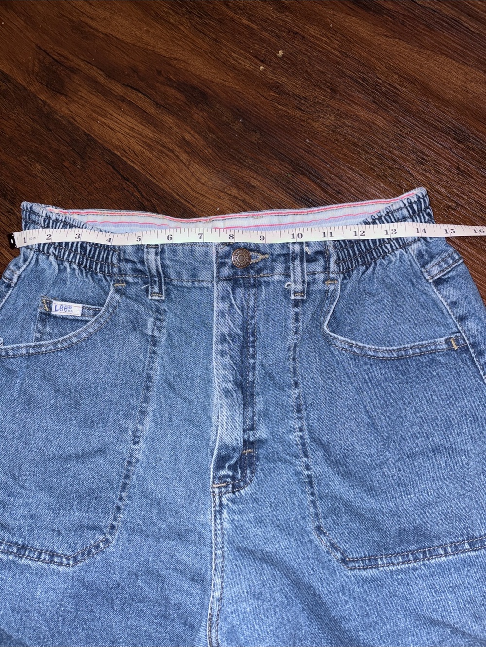 Lee Women's Blue Denim Jean Shorts - Picture 6 of 6